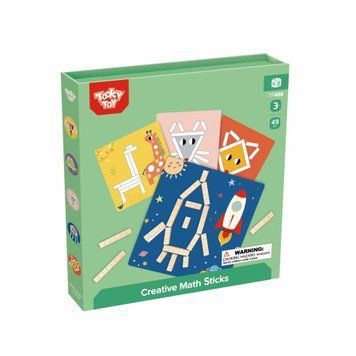 Магнітна математична гра "Палички" Tooky Toy, Tooky Toy TF488 фото