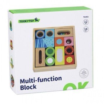 Багатофункціональна гра Сенсорні блоки, Tooky Toy TK493 фото