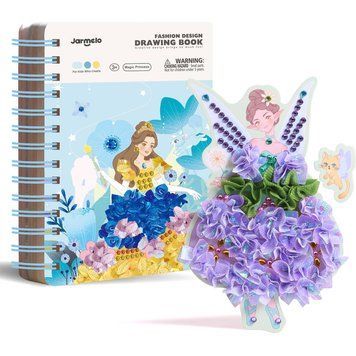 Альбом юного дизайнера 4в1 Чарівні принцеси, Mirola Kids MK96079 фото