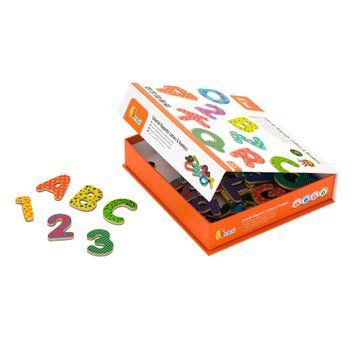 Набір магнітних літер і цифр Viga Toys, 77 шт. 59429 фото