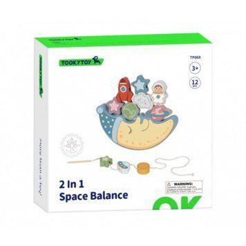 Шнурівка-балансир 2в1 Космос, Tooky Toy TP069 фото